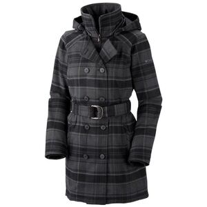Columbia Omni shield zenith vista II plaid winter fall coat small EUC $220